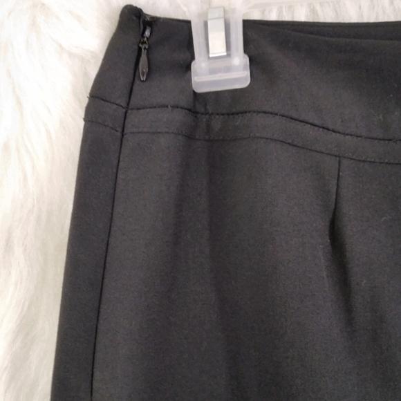 GEORGE Stretch Black A Line Skirt Size 10 - Picture 5 of 7